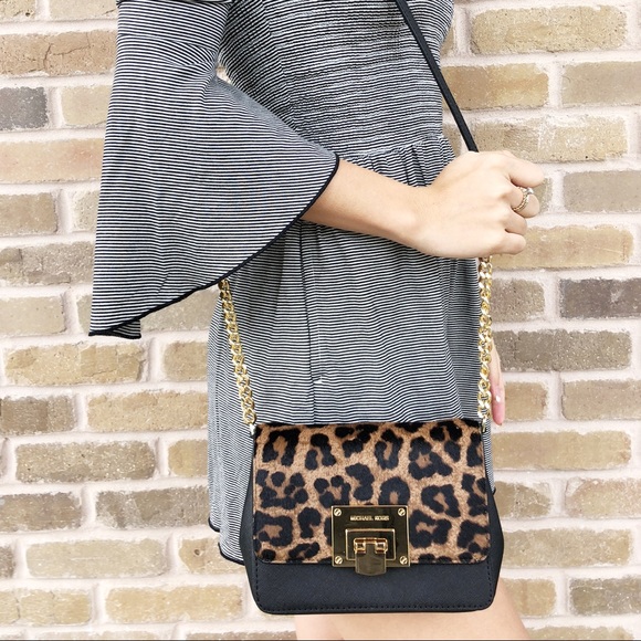 Michael Kors Handbags - Michael Kors Tina MK Signature Mini Crossbody Bag